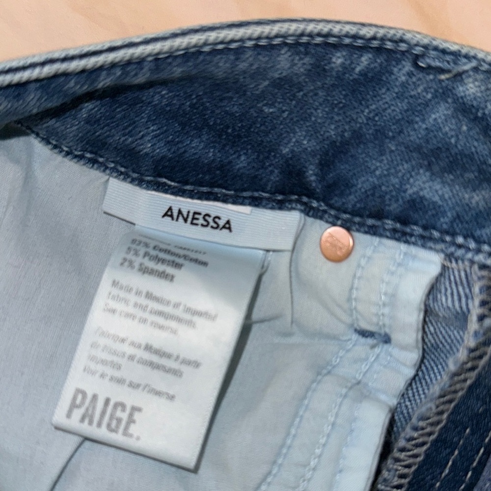 PAIGE Anessa Women's Light Blue Jeans